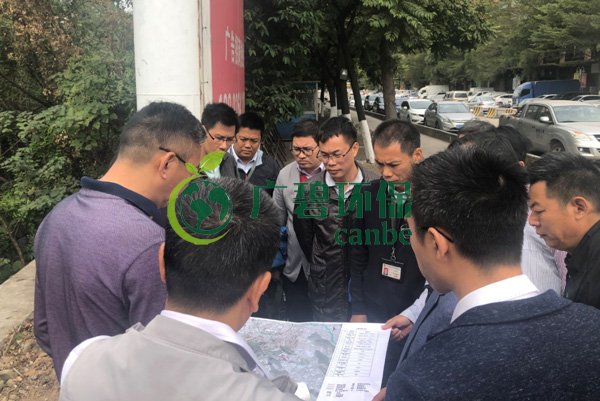 大良街道、順控環保水務等領導到金陡涌黑臭水體治理現場視察工作(圖4)