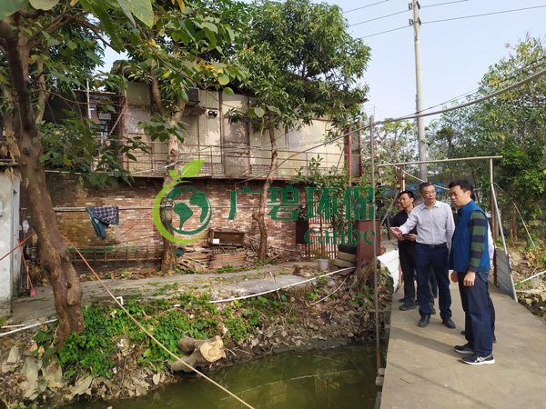 大良黨工委書記、順控環(huán)保水務總經(jīng)理一行視察黑臭水體治理工作(圖2)